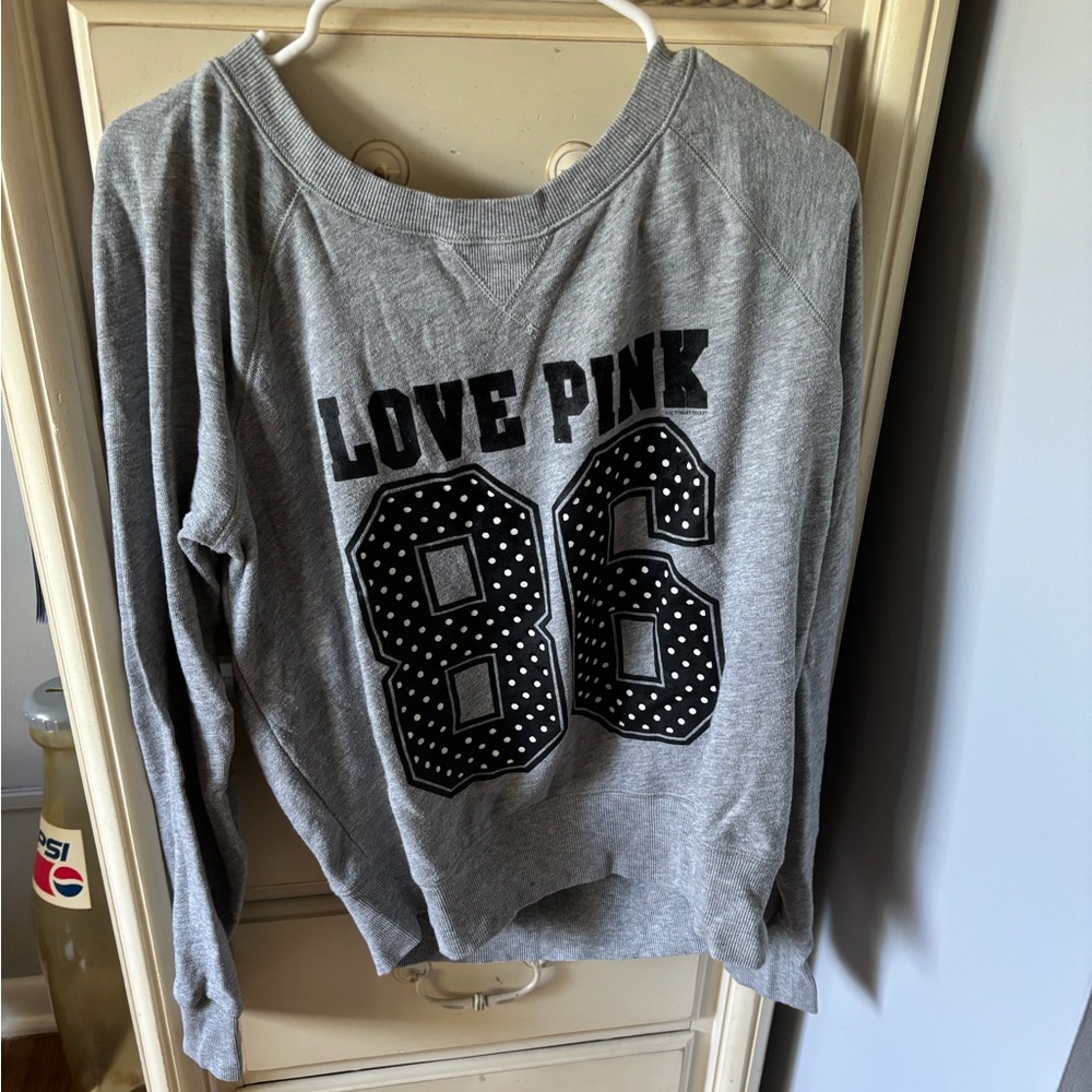 Gray Love Pink 86 Sweatshirt